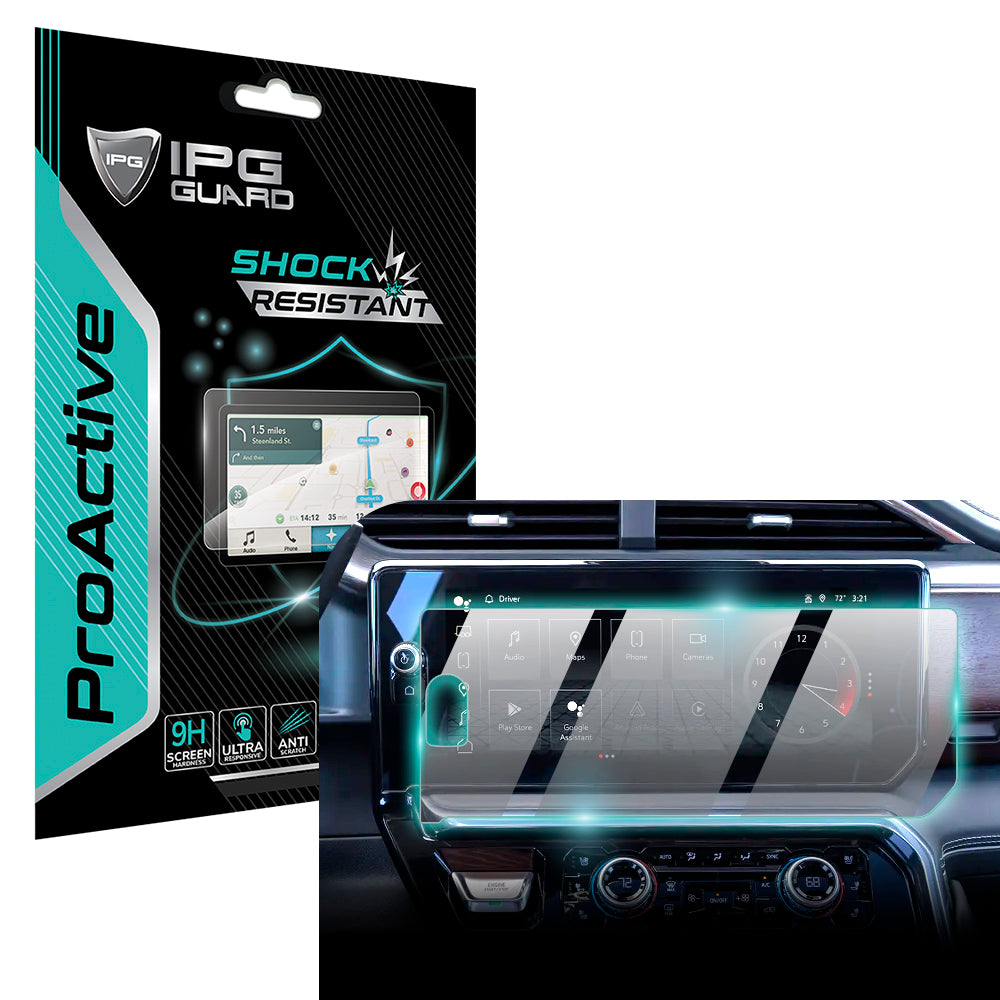 IPG ProActive for 2022-2024 Chevy Silverado 1500 & 2024-2025 Silverado 2500HD / 3500HD & GMC Sierra 1500 & 2024-2025 Sierra 2500HD/3500HD 13.4" Inch SCREEN Protector