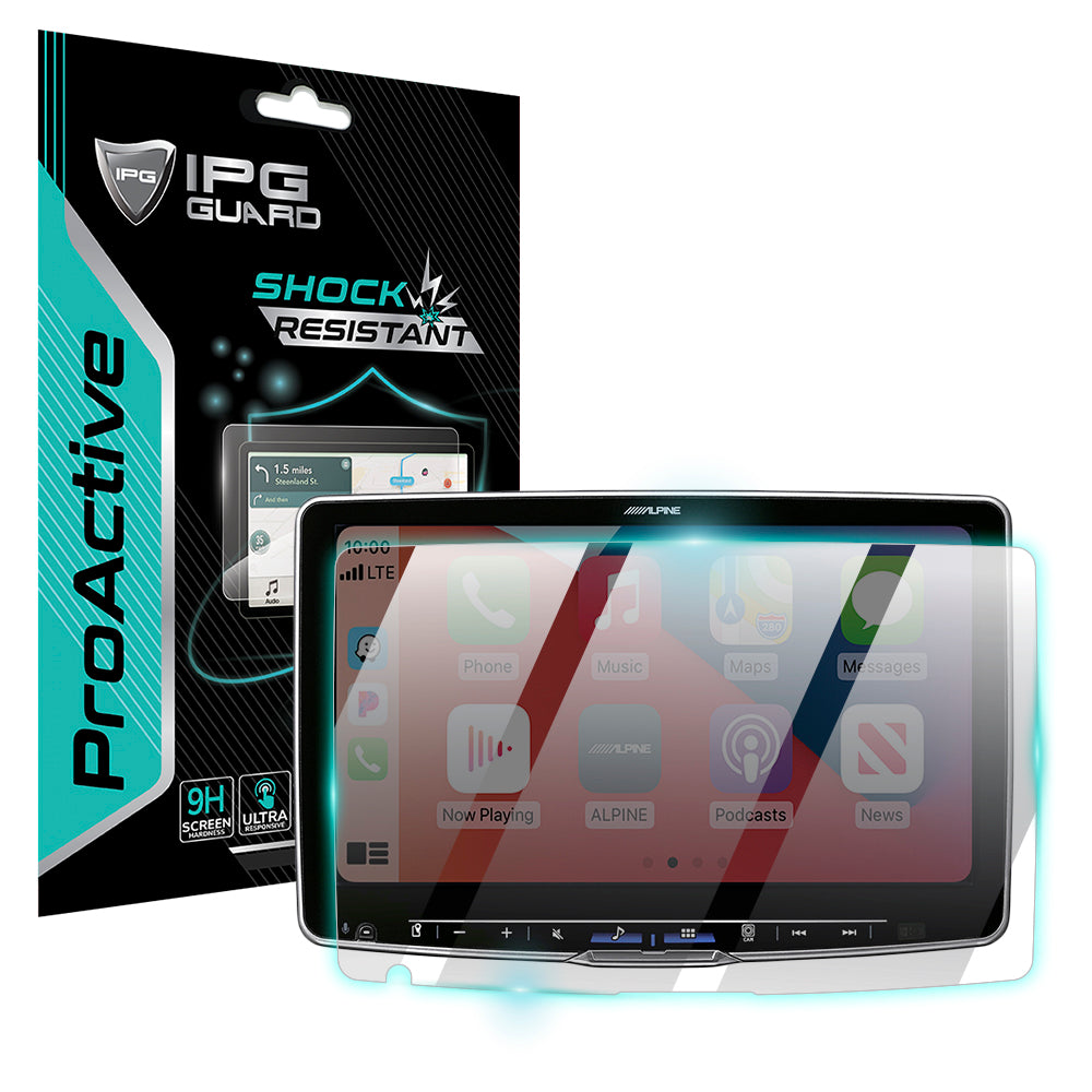 IPG ProActive for ALPINE Halo 11 iLX-F115D / iLX-F511 11" inch Digital Multimedia Receiver 9H Hardness SCREEN Protector