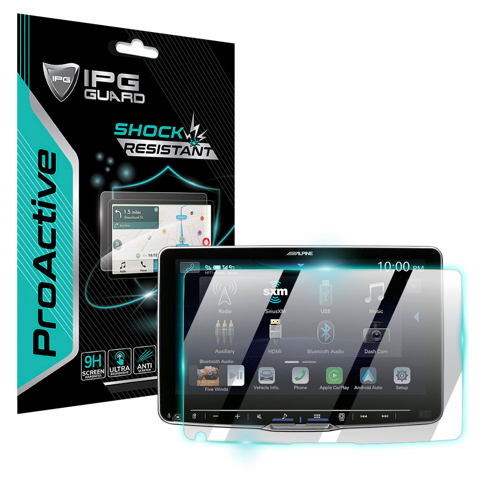 IPG ProActive for ALPINE Halo 9 iLX-F905D / iLX-F509 9" inch Digital Multimedia Receiver 9H Hardness SCREEN Protector