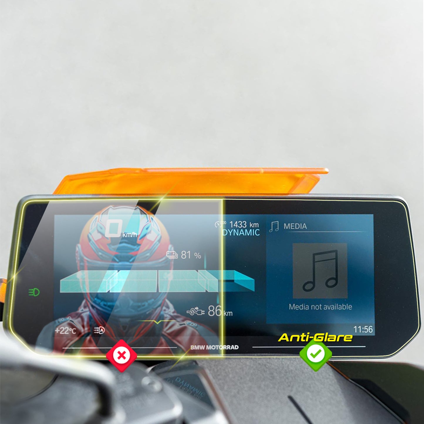 IPG Anti-Glare for BMW CE 04 Motorcycle 10.25 Inch Speedometer Display Screen Protector