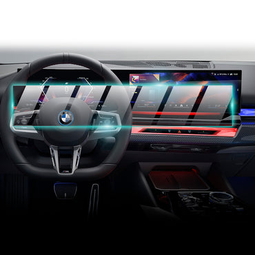 BMW i5 2023-2024 uyumlu 14.9" inç Navigasyon ve 12.3" inç Gösterge Paneli için 9H Nano IPG ProActive Ekran Koruyucu