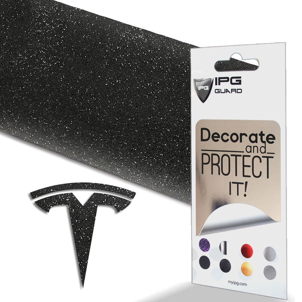 Tesla Model 3 için IPG Dekoratif Koruyucu Amblem Sticker Etiket Aksesuar Vinil (9 Logo Set)