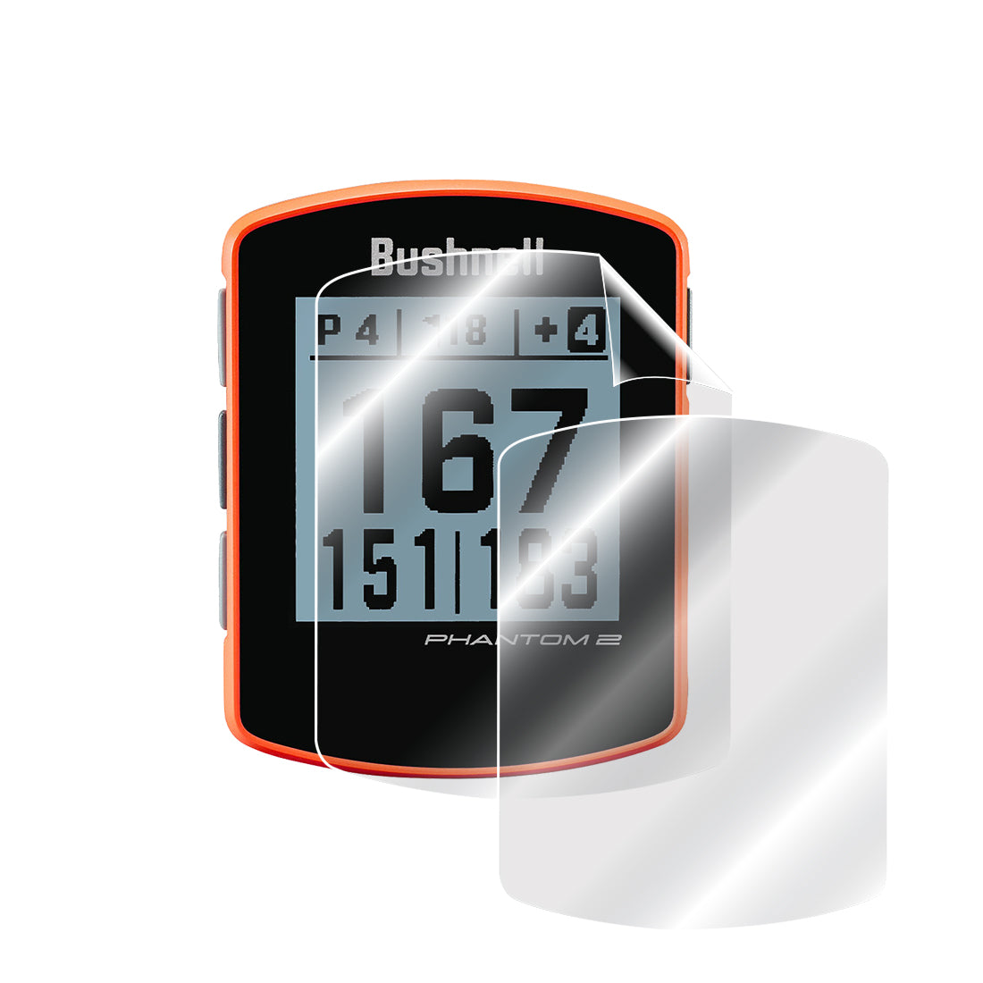 Bushnell Phantom 2 GPS Alan Bulucu Uzaklık Ölçer için IPG Orijinal EKRAN Koruyucu (2 Adet) (Hidrojel)