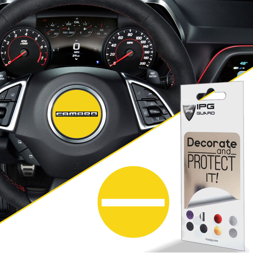 CAMARO (2017-2019) direksiyon için IPG Dekoratif Koruyucu Amblem Sticker Etiket Aksesuar Vinil