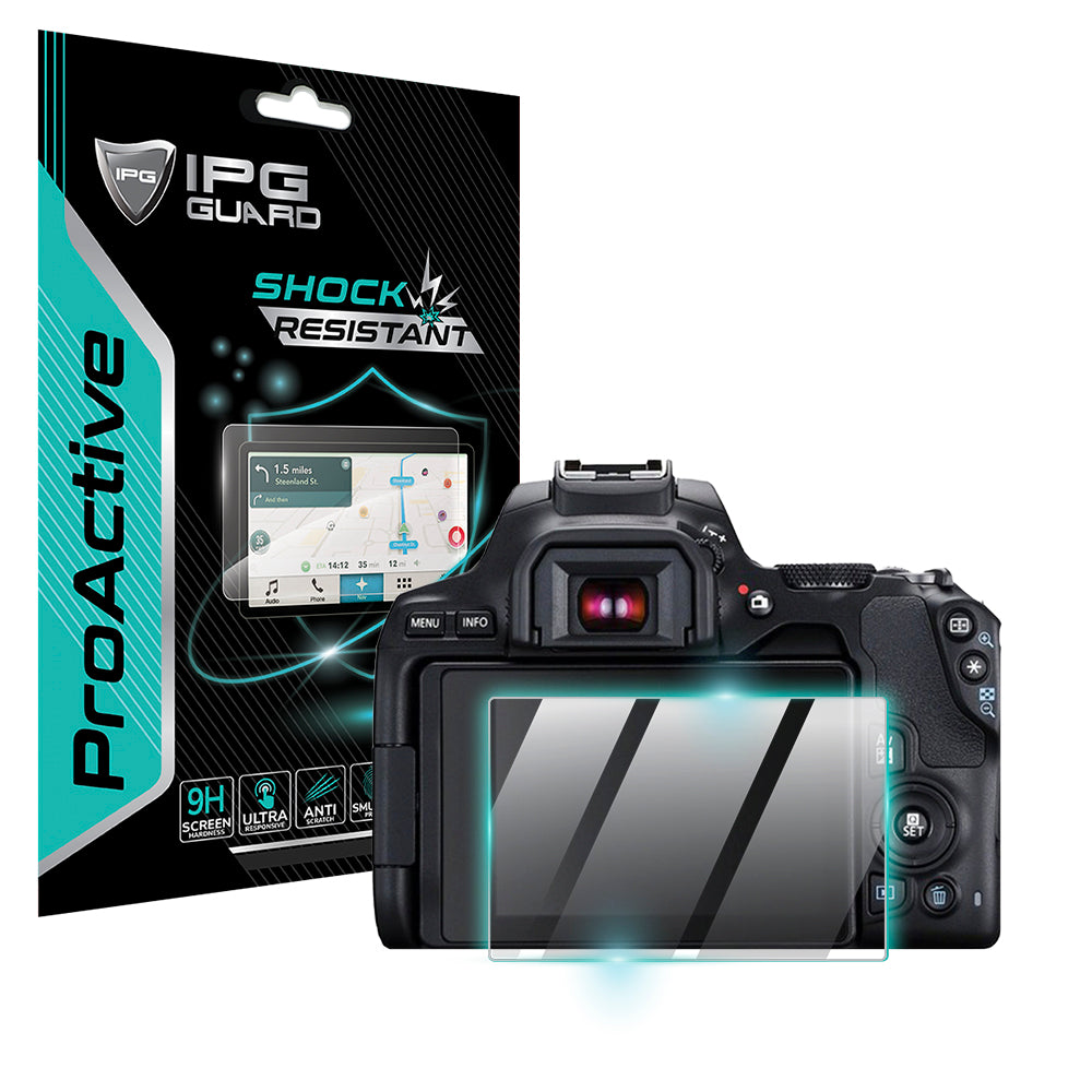 CANON EOS 250D & Rebel SL3 DSLR Kamera için IPG ProActive Ekran Koruyucu (2 Adet)
