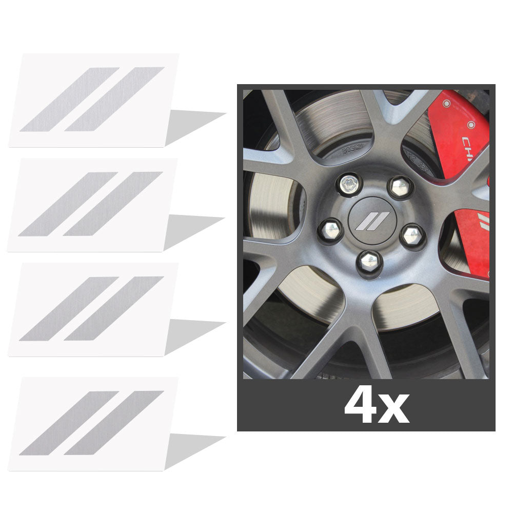2017-2024 Dodge Challenger Hash Rhombus Jant Kapağı için IPG Dekoratif Koruyucu Logo Amblem Sticker Etiket Aksesuar Vinil (4 Set)