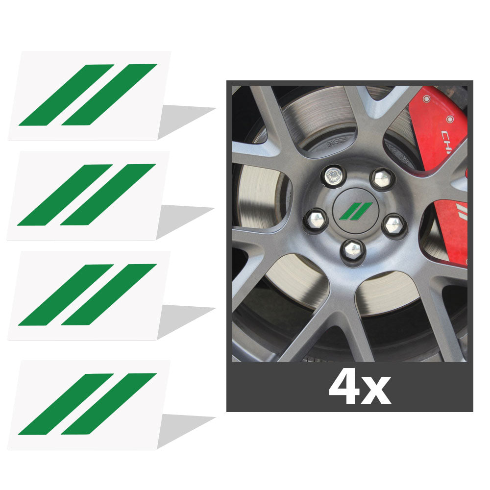 2017-2024 Dodge Challenger Hash Rhombus Jant Kapağı için IPG Dekoratif Koruyucu Logo Amblem Sticker Etiket Aksesuar Vinil (4 Set)