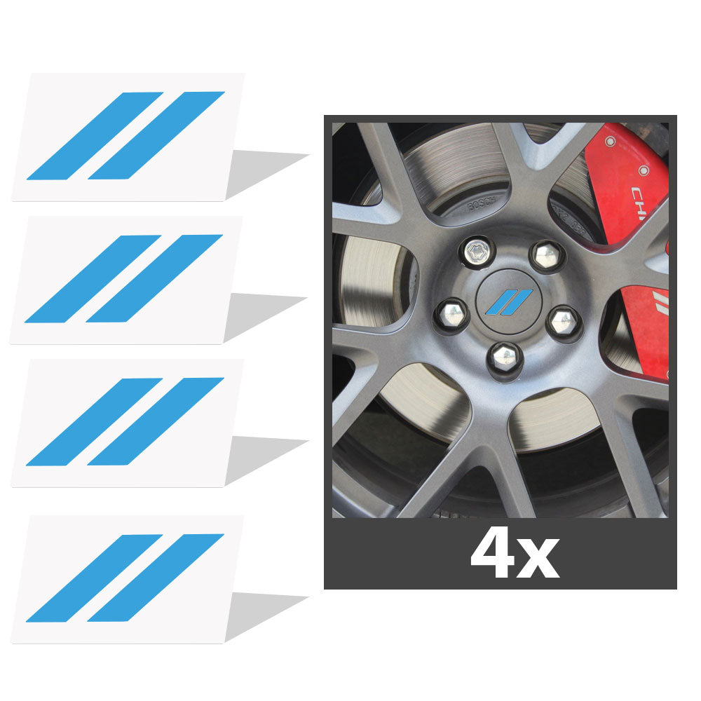 2017-2024 Dodge Challenger Hash Rhombus Jant Kapağı için IPG Dekoratif Koruyucu Logo Amblem Sticker Etiket Aksesuar Vinil (4 Set)