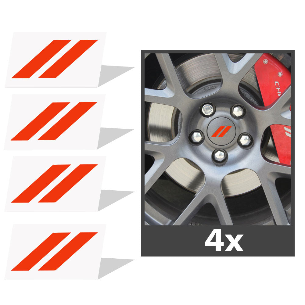 2017-2024 Dodge Challenger Hash Rhombus Jant Kapağı için IPG Dekoratif Koruyucu Logo Amblem Sticker Etiket Aksesuar Vinil (4 Set)