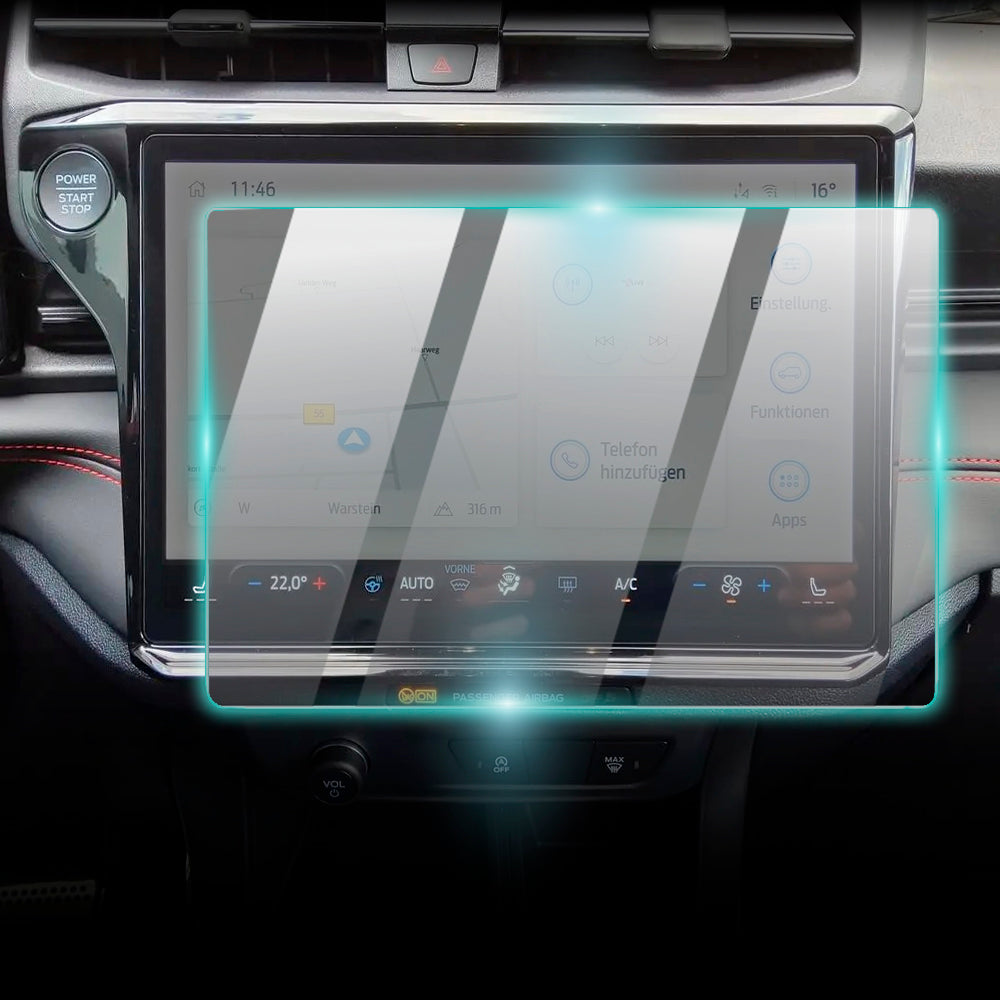 Ford 2024 Puma Navigasyon Ekranı için 9H Nano IPG ProActive Ekran Koruyucu