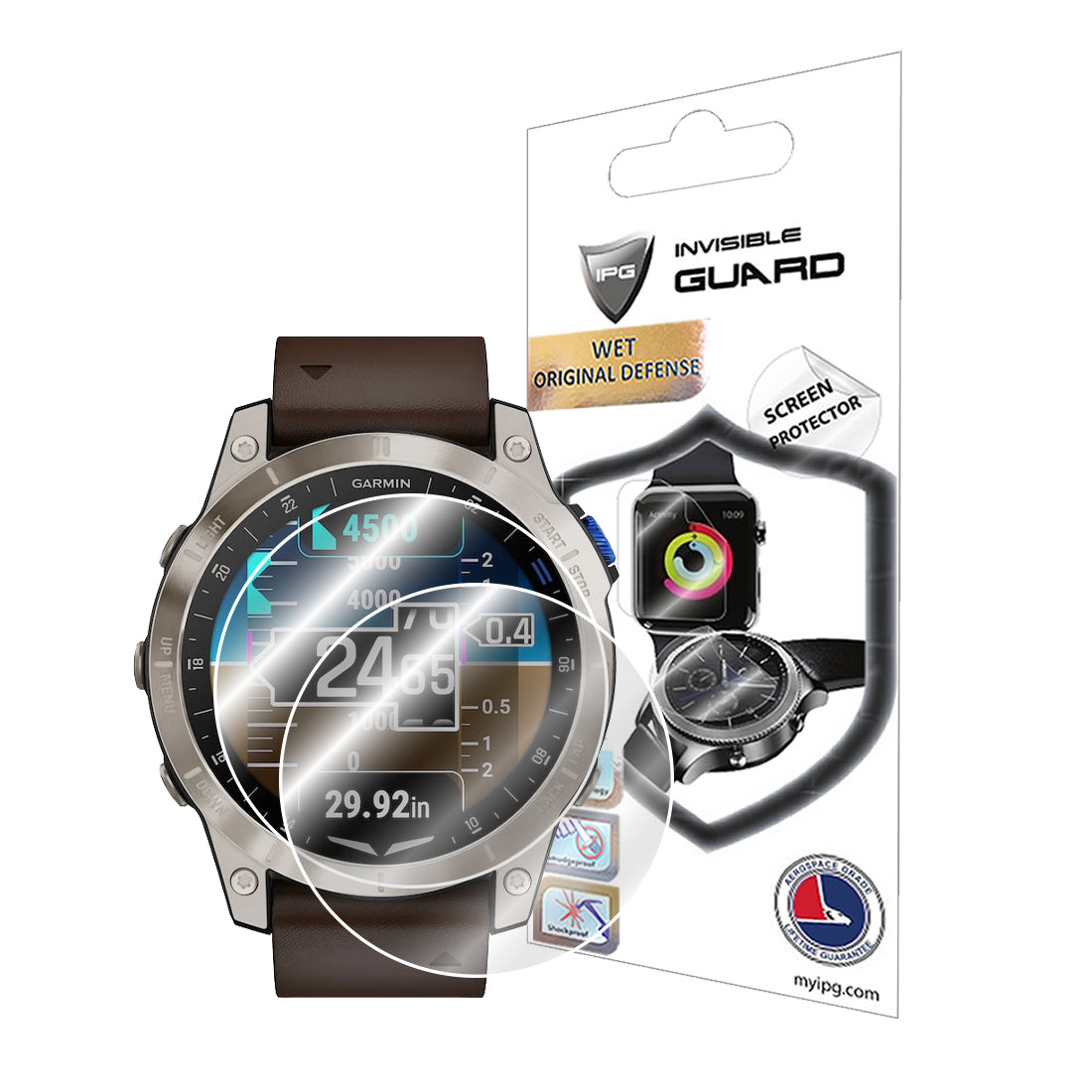 IPG Original for Garmin D2 Mach 1 SCREEN Protector (2 Units) (Hydrogel)