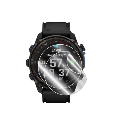 Garmin Descent Mk3i (Kasa Boyu:51 mm) Akıllı Saat için IPG Orijinal Ekran Koruyucu (2 Adet) (Hidrojel)