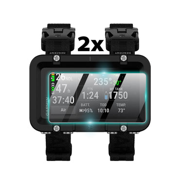 Garmin Descent X50i Dalış Bilgisayarı Akıllı Saat PC GPS Ekranı için IPG ProActive Ekran Koruyucu (2 Adet)