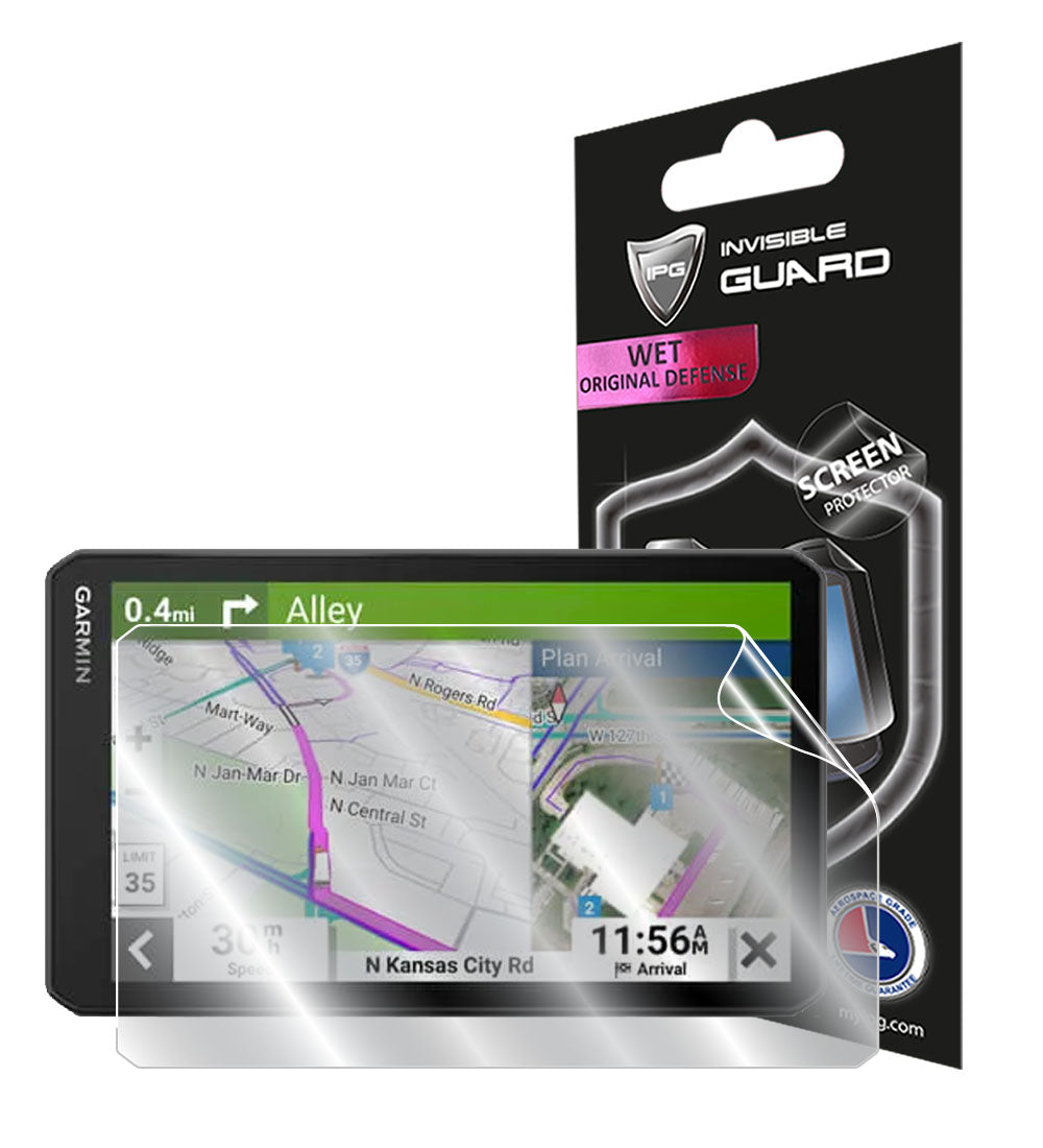 IPG Original for Garmin Dezl OTR710 7” GPS Truck Navigator GPS SCREEN Protector (Hydrogel)