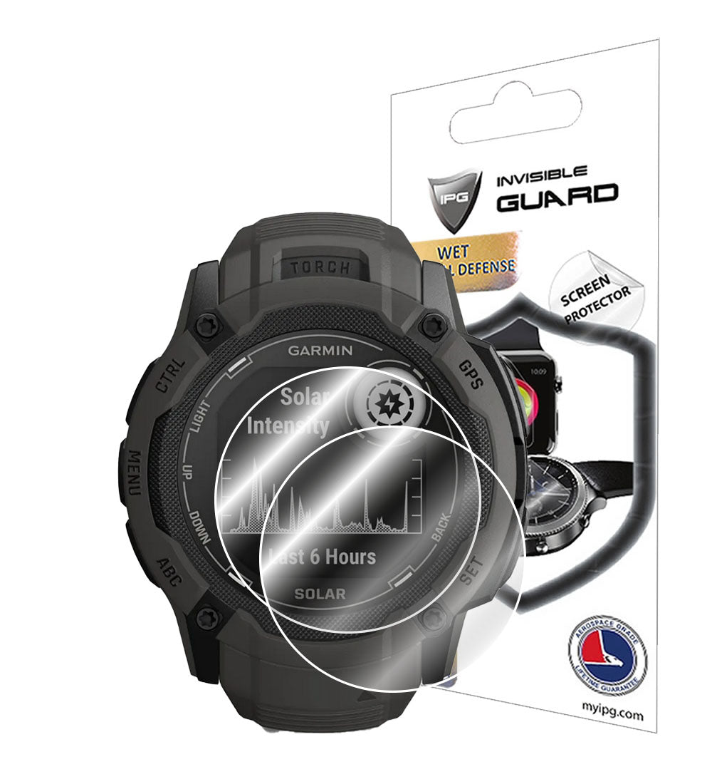 Garmin Instinct 2X Solar Akıllı Saat için IPG Orijinal Ekran Koruyucu (2 Adet) (Hidrojel)