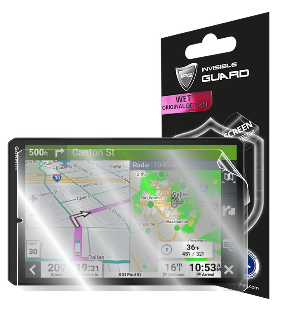 Garmin RV 1095 10 inç Extra büyük GPS Navigasyon için IPG Orijinal EKRAN Koruyucu (Hidrojel)