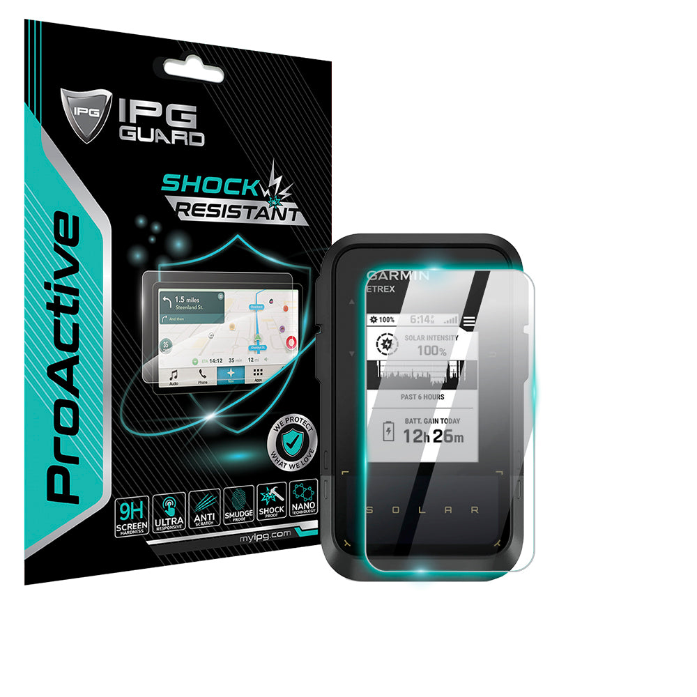 Garmin eTrex Solar Navigasyon GPS El Cihazı Ekranı için IPG ProActive Ekran Koruyucu (2 Adet)