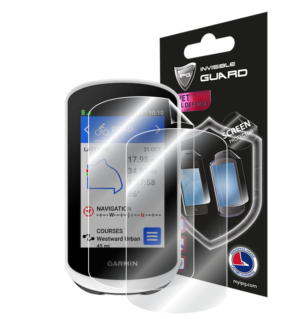 Garmin Edge Explorer 2 - Explore 2 Güç Montaj Paketi için IPG Orijinal EKRAN Koruyucu (Hidrojel) (2 Adet)