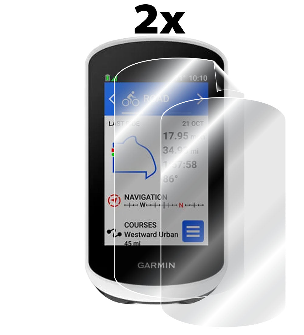 Garmin Edge Explorer 2 - Explore 2 Güç Montaj Paketi için IPG Orijinal EKRAN Koruyucu (Hidrojel) (2 Adet)
