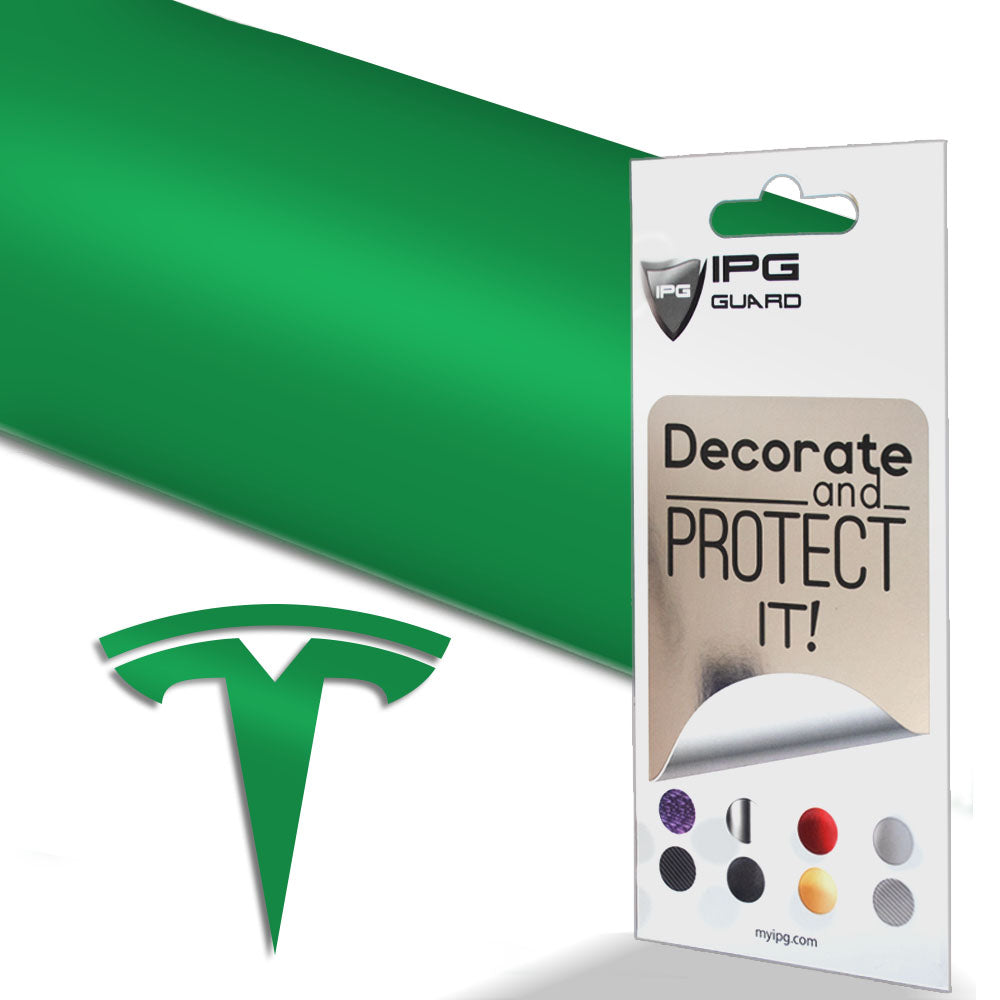 Tesla Model 3 için IPG Dekoratif Koruyucu Amblem Sticker Etiket Aksesuar Vinil (9 Logo Set)