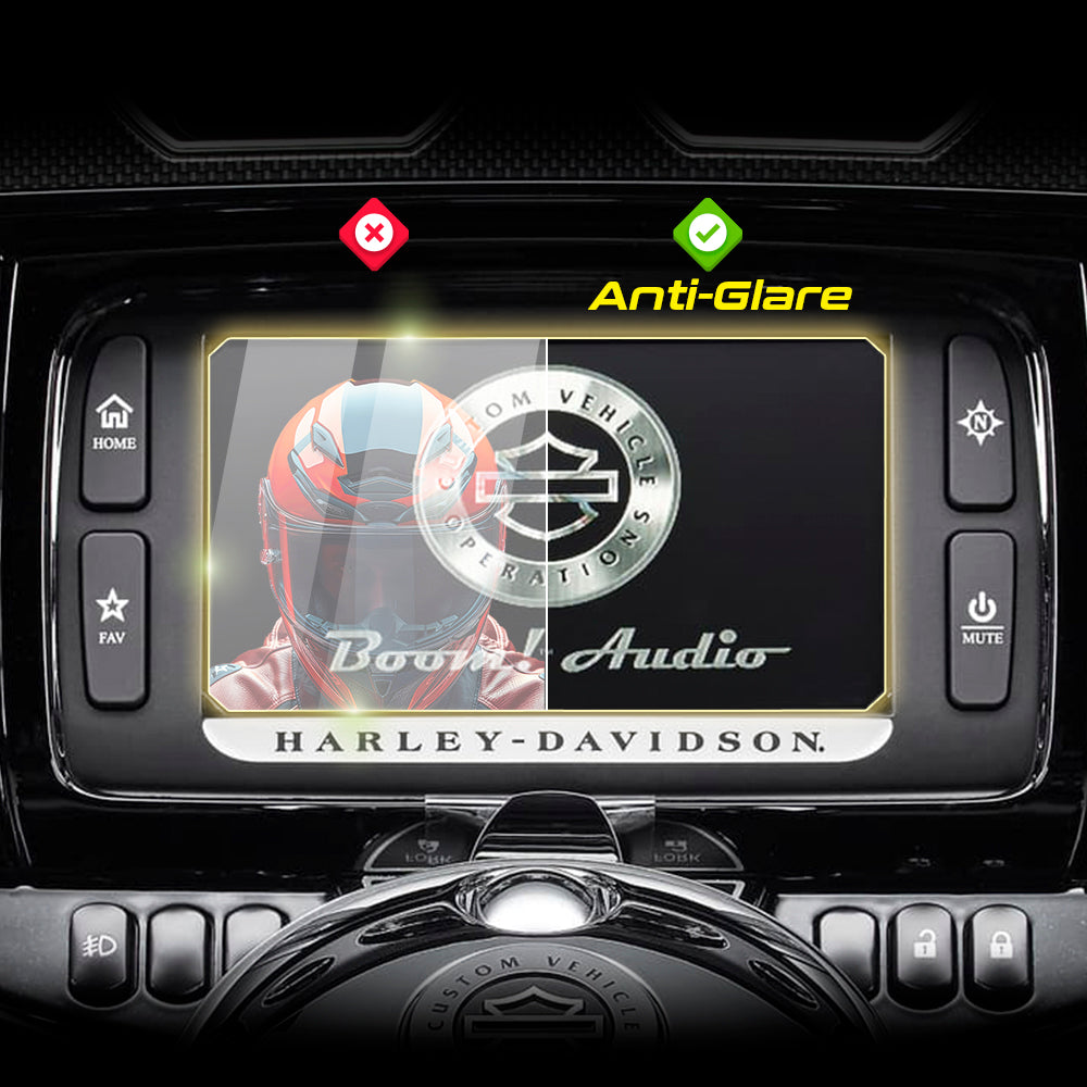 Harley Davidson 2014-2018 BOOM! BOX 6.5GT GPS Motor Navigasyon Hız Göstergesi Gösterge Paneli için IPG Anti-Glare Yansıma Önleyici Ekran Koruyucu