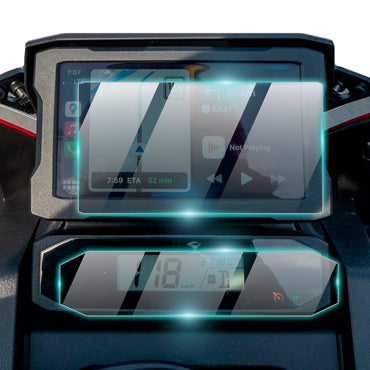 HONDA Africa Twin 2020+ Motorsiklet Hız Göstergesi Navigasyon Gösterge Paneli Ekranı için 9H Nano IPG ProActive Ekran Koruyucu (2 Parça)