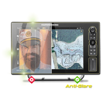 IPG Anti-Glare for Humminbird SOLIX 12 CHIRP MEGA SI+ G3 Fishfinder 12" inch GPS Sonar Radar Map Display ANTI-GLARE SCREEN Protector