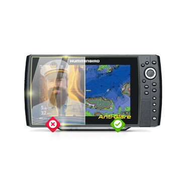 Humminbird Helix 10 - 10" inç Balık Bulucu Sonar Radar Harita Çizici Dönüştürücü Ekranı için IPG Anti-Glare Yansıma Önleyici Ekran Koruyucu