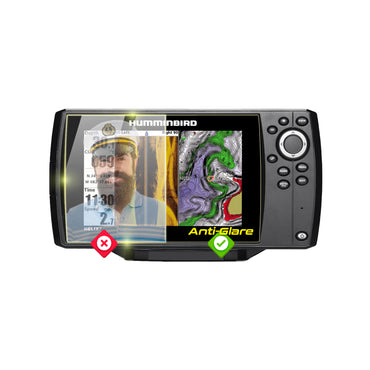 Humminbird Helix 7 - 7" inç Balık Bulucu Sonar Radar Harita Çizici Dönüştürücü Ekranı için IPG Anti-Glare Yansıma Önleyici Ekran Koruyucu