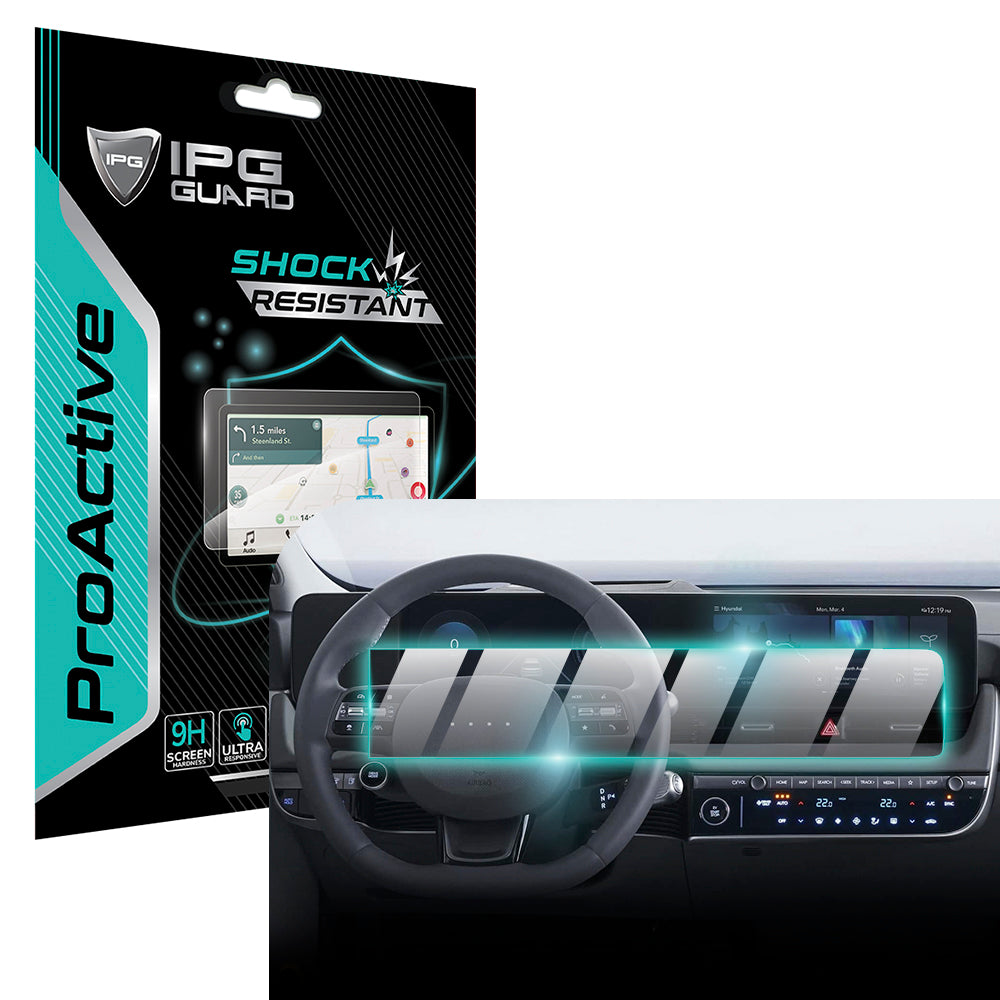 IPG ProActive for Hyundai Ioniq 5 2022-2025 12.25" inch Navigation 12.25" inch Dashboard SCREEN Protector