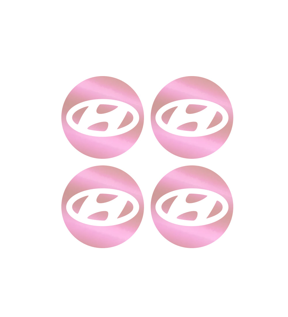 IPG Decorative for Hyundai Sonata - Azera - Santa Fe 2011-2023 Logo Center Cap Wheel Tire Decals Stickers Logo (Center Cap:2.31"-4 Units)