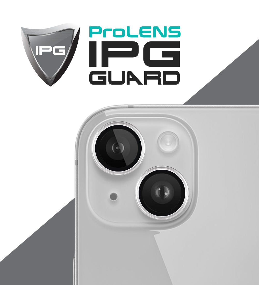 IPG ProLens Apple iPhone 15 - 15 Plus için Şeffaf Kamera Lens Koruyucu (Şeffaf)