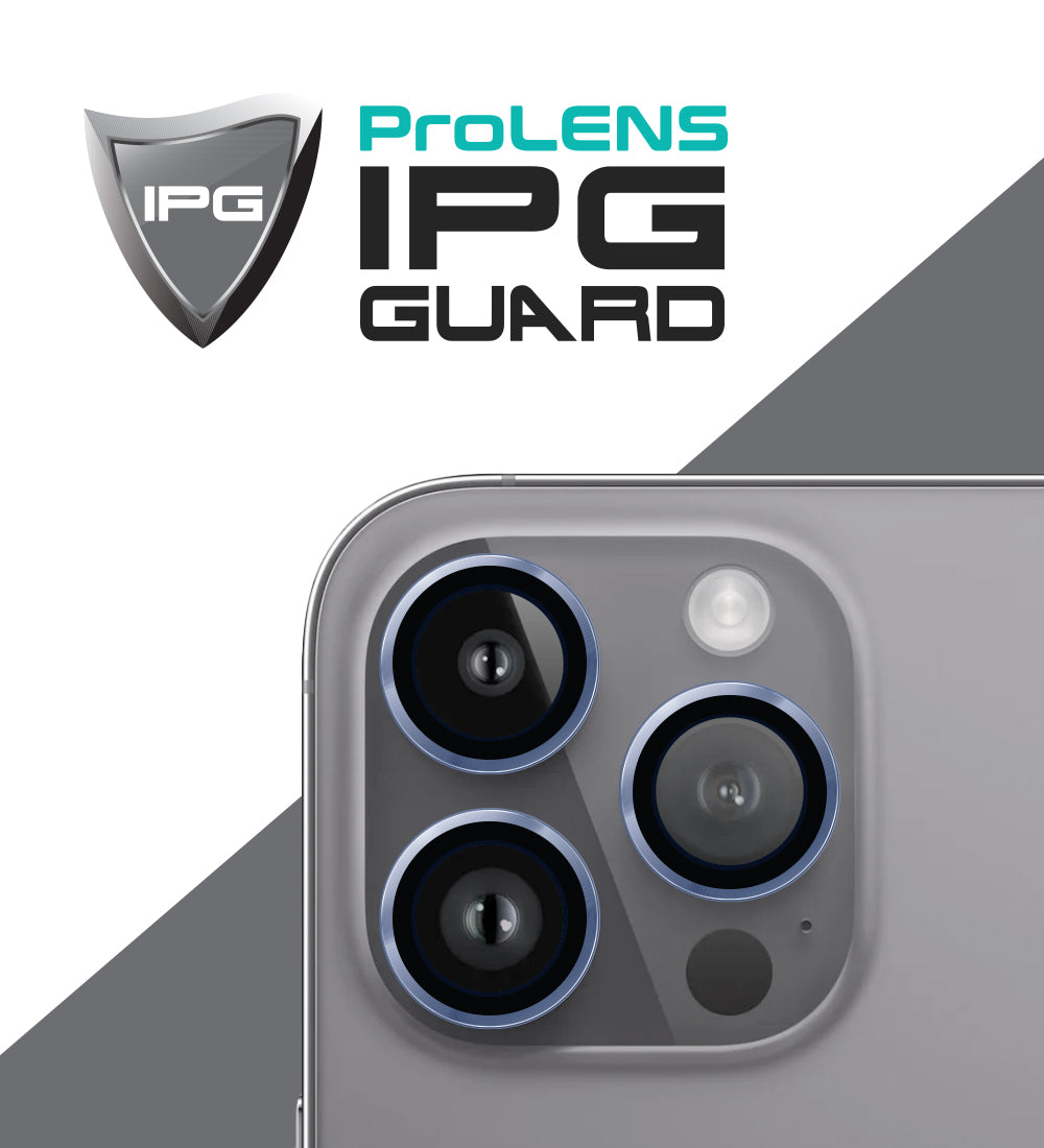IPG ProLens for Apple iPhone 15 Pro - 15 Pro Max CD TRACK FRAME CAMERA LENS Protector (4 Color Options)
