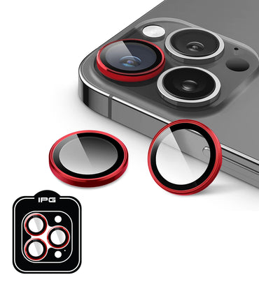 IPG ProLens Apple iPhone 15 Pro - 15 Pro Max için CD Desenli Kamera Lens Koruyucu (4 Farklı Renk Seçeneğiyle)