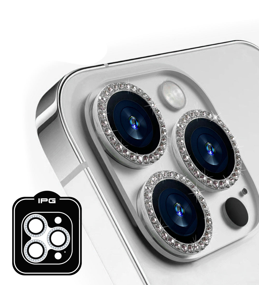 IPG ProLens for Apple iPhone 15 Pro - 15 Pro Max DIAMOND FRAME CAMERA LENS Protector (4 Color Options)