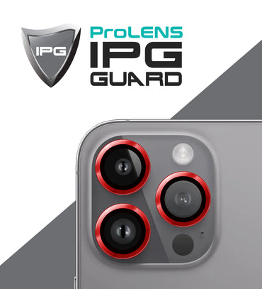IPG ProLens Apple iPhone 16 Pro - 16 Pro Max için CD Desenli Kamera Lens Koruyucu (4 Farklı Renk Seçeneğiyle)