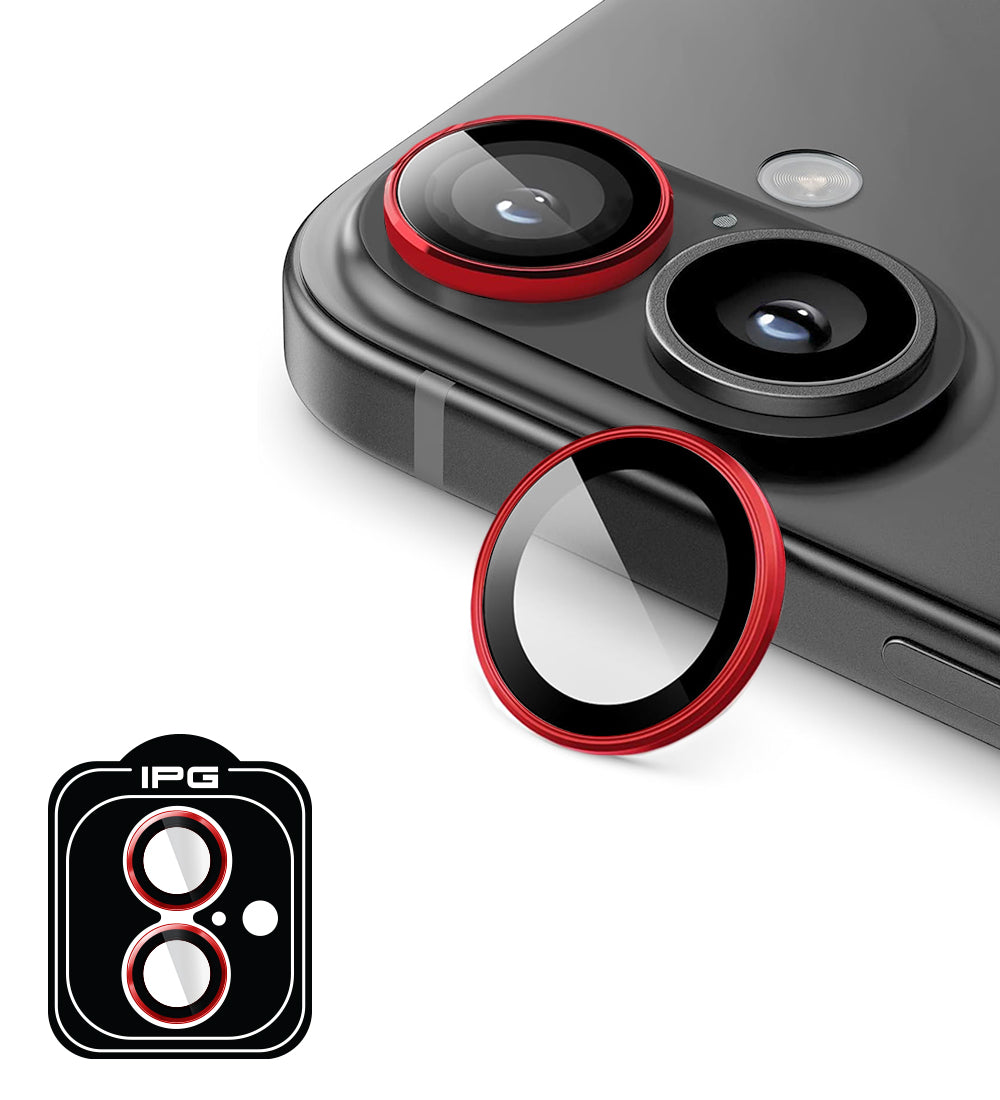 IPG ProLens Apple iPhone 16 - 16 Plus için CD Desenli Kamera Lens Koruyucu (4 Farklı Renk Seçeneğiyle)