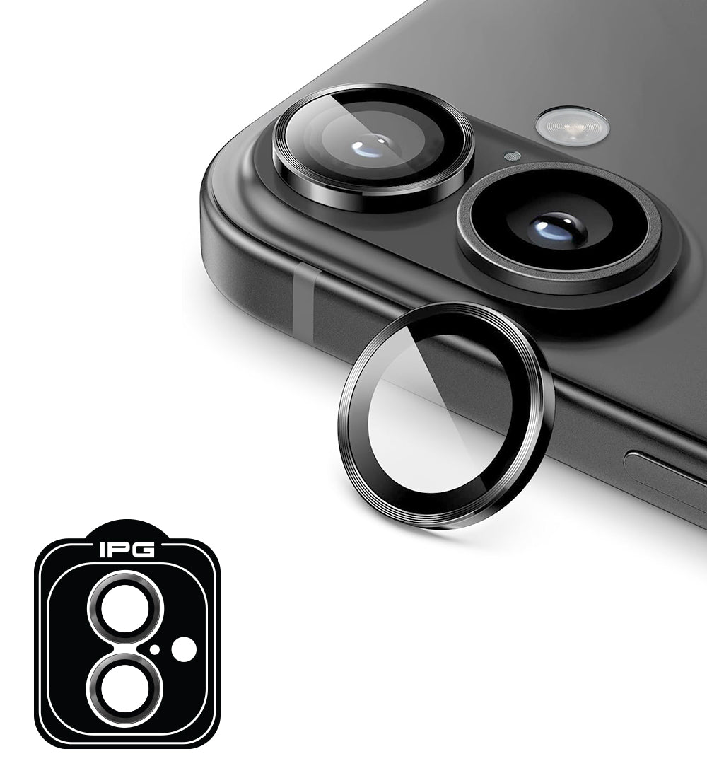 IPG ProLens Apple iPhone 16 - 16 Plus için CD Desenli Kamera Lens Koruyucu (4 Farklı Renk Seçeneğiyle)