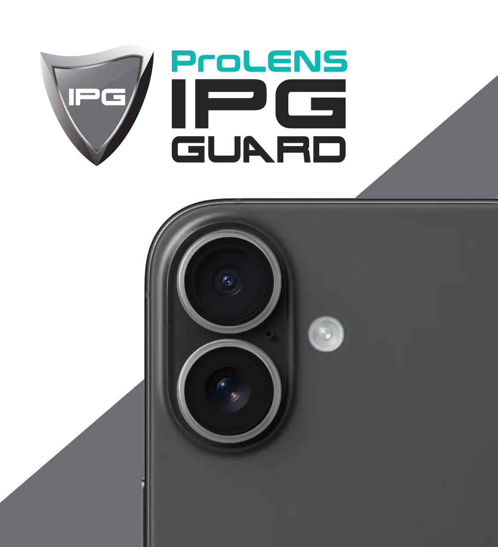 IPG ProLens Apple iPhone 16 - 16 Plus için Şeffaf Kamera Lens Koruyucu (Şeffaf)