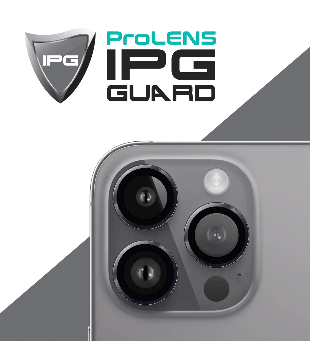 IPG ProLens Apple iPhone 16 Pro - 16 Pro Max için CD Desenli Kamera Lens Koruyucu (4 Farklı Renk Seçeneğiyle)