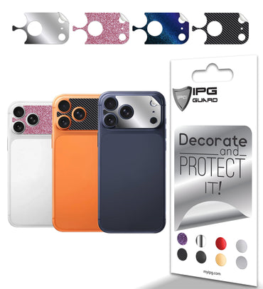 Apple iPhone 17 Pro için IPG Dekoratif Arka Kamera Koruyucu (4 Renk)