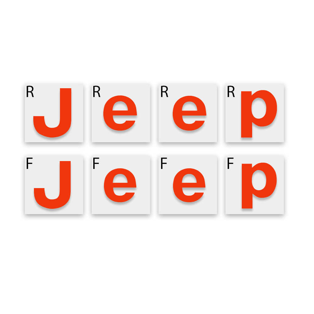 Jeep Compass MP 2017-2019 Ön ve Arka Amblem için IPG Dekoratif Koruyucu Logo Sticker Etiket Aksesuar Vinil
