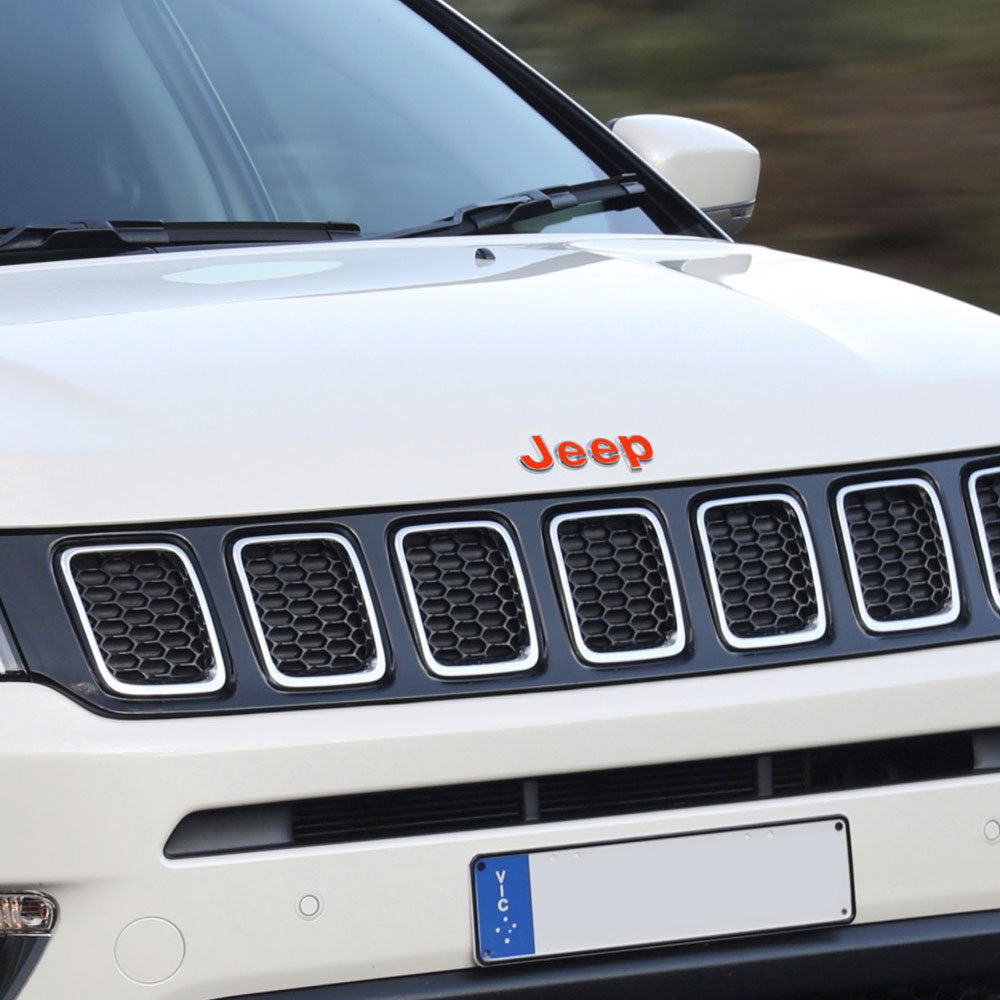 Jeep Compass MP 2017-2019 Ön ve Arka Amblem için IPG Dekoratif Koruyucu Logo Sticker Etiket Aksesuar Vinil
