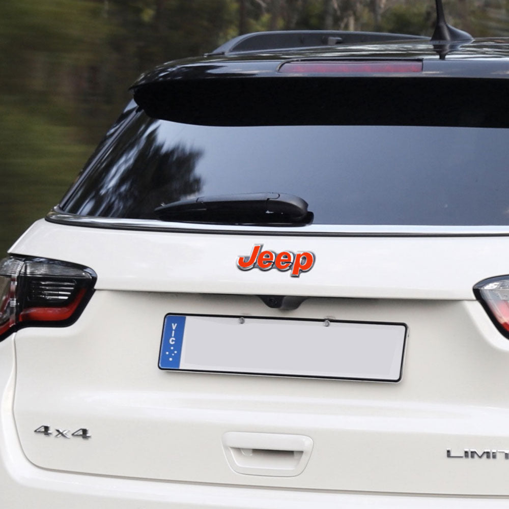 Jeep Compass MP 2017-2019 Ön ve Arka Amblem için IPG Dekoratif Koruyucu Logo Sticker Etiket Aksesuar Vinil