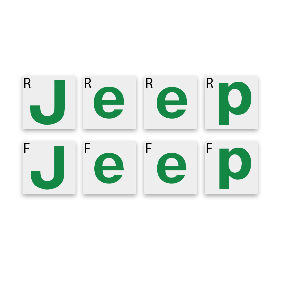 Jeep Renegade Limited 2015 - 2020 Ön ve Arka Amblem için IPG Dekoratif Koruyucu Logo Sticker Etiket Aksesuar Vinil