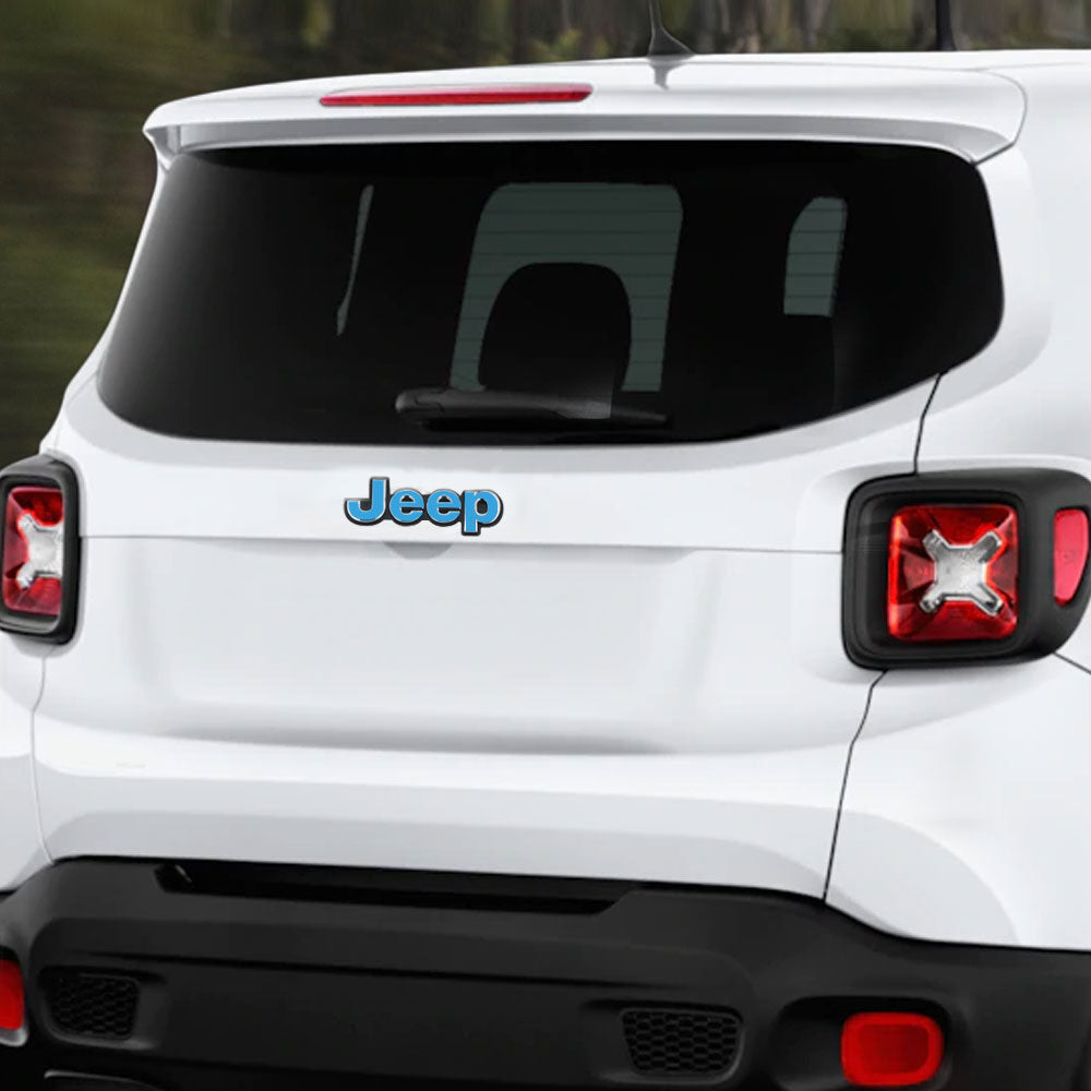 Jeep Renegade 2015 - 2020 Ön Ve Arka Amblem için IPG Dekoratif Koruyucu Logo Sticker Etiket Aksesuar Vinil