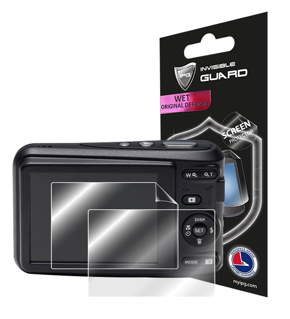 IPG Original for KODAK PIXPRO Friendly Zoom FZ43-BK Digital Camera SCREEN Protector (2 Units) (Hydrogel)