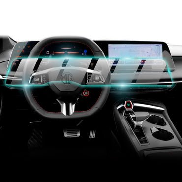 MG 2023 MG 7 33" İnç Navigasyon + Gösterge Paneli için 9H Nano IPG ProActive Ekran Koruyucu