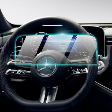 Mercedes Benz E Class 2024 E 180 Exclusive - AMG / E 220 d 4MATIC Exclusive-AMG HyberScreen 12.3" inç Gösterge Paneli için 9H Nano IPG ProActive Ekran Koruyucu