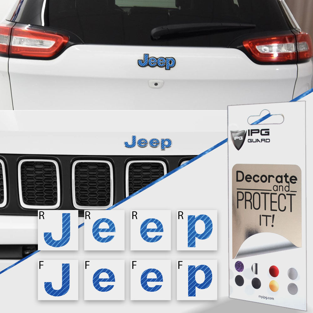 Jeep Compass MP 2017-2019 Ön ve Arka Amblem için IPG Dekoratif Koruyucu Logo Sticker Etiket Aksesuar Vinil